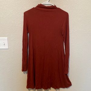 Forever 21 long sleeve dress - Maroon